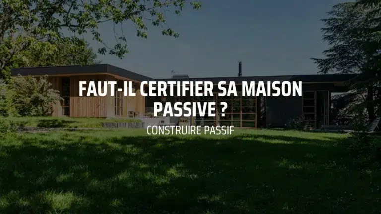 Construire Passif - Vignette vidéo Youtube