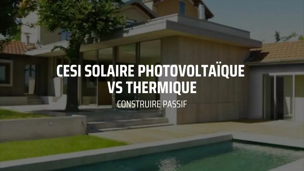 Construire Passif - Vignette vidéo Youtube