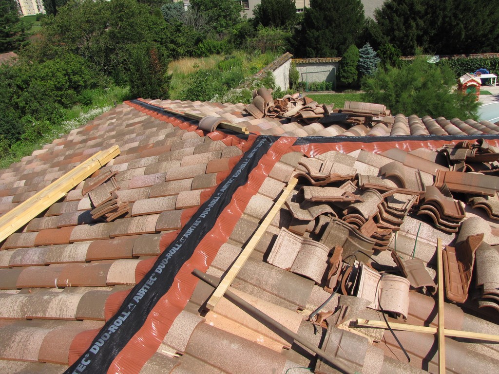 Toiture en tuiles