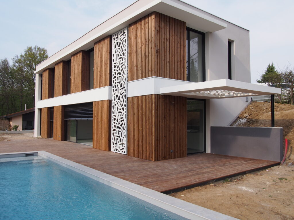 Maison contemporaine en ossature bois